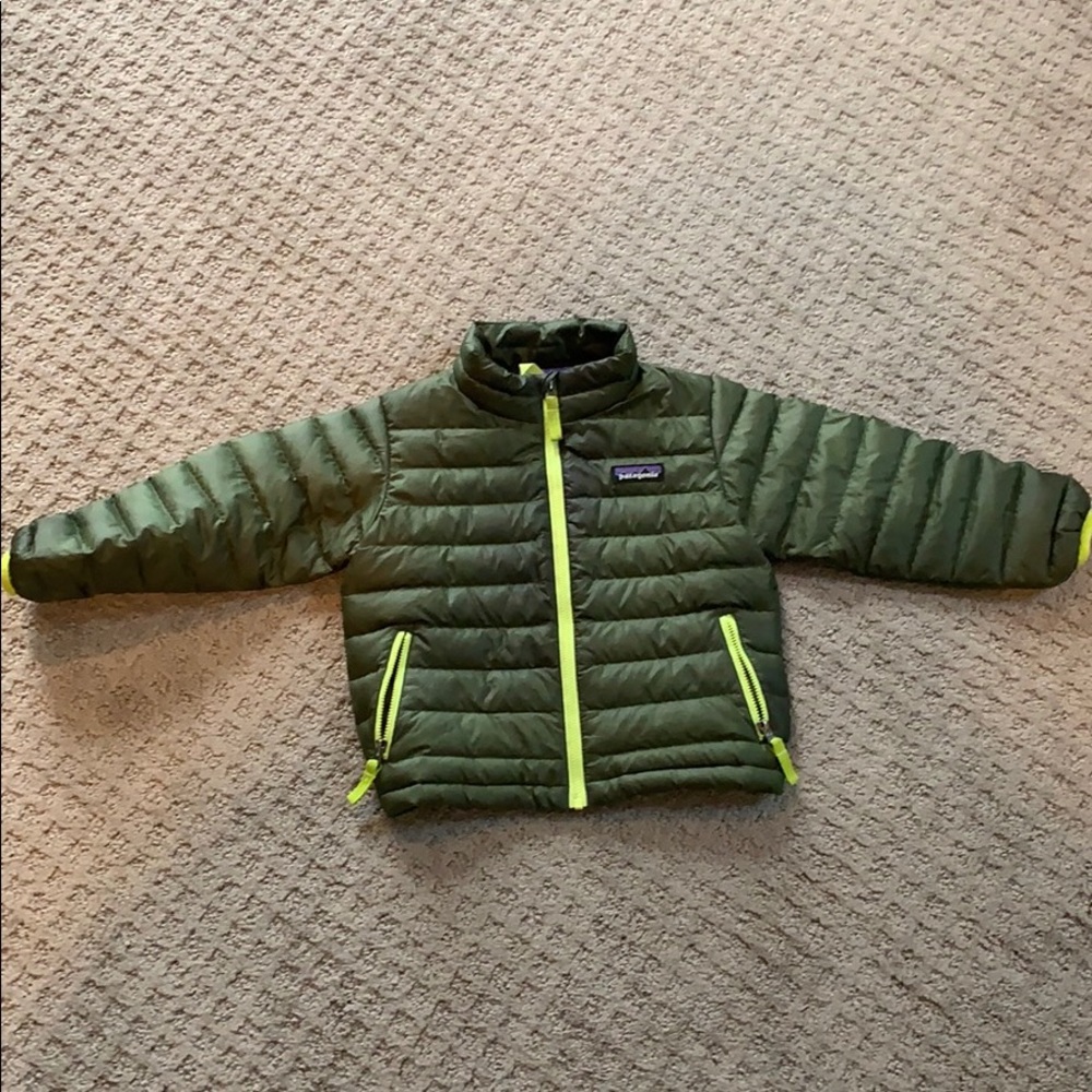 Patagonia Down Sweater Green 3t